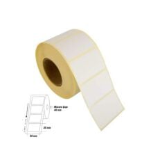 50 mm x 30 mm Eko Termal 1000 Sarımlı Etiket