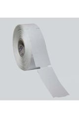 38mm x 100mm Termal Beyaz Renk Yandan Çentikli 350 Sarımlı 1 Rulo Raf Etiketi